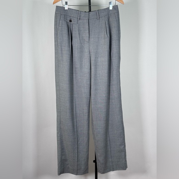 NWOT Jcrew Collection pleated wide-leg pant in wool blend - Picture 5 of 9